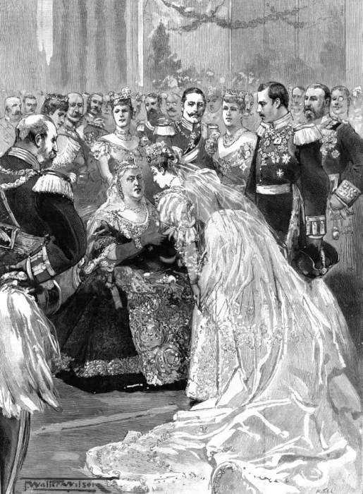 Framed Print : Royal wedding: Princess Victoria Melita & Prince Ernst Ludwig Framed Print : Royal wedding: Princess Victoria Melita & Prince Ernst Ludwig