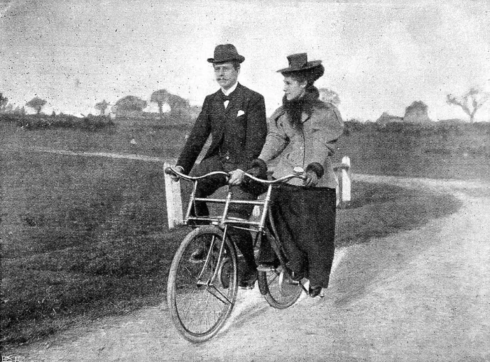 Framed Print : A Rudge-Whitworth Sociable Bicycle, 1896 Framed Print : A Rudge-Whitworth Sociable Bicycle, 1896