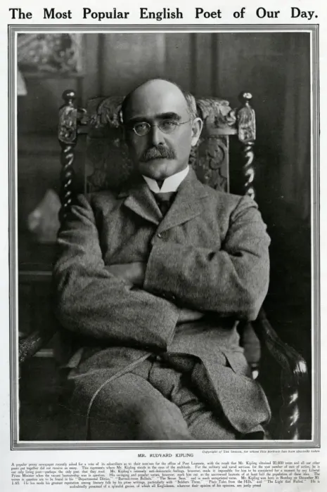 Framed Print : Rudyard Kipling in 1913