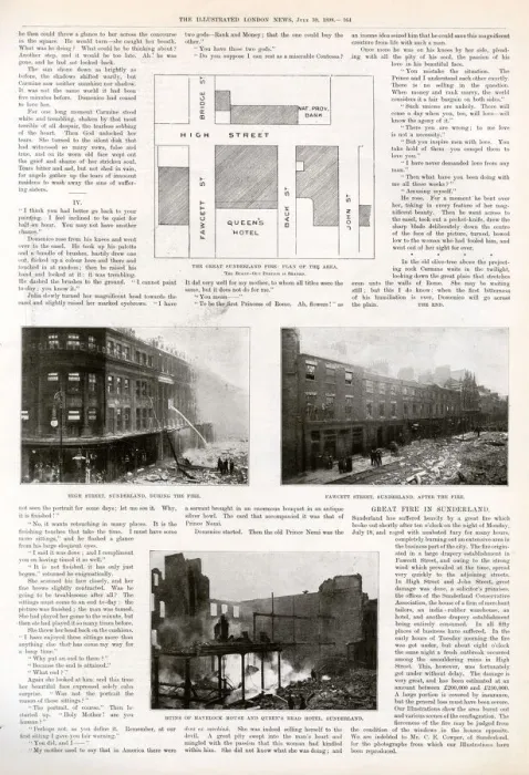 Framed Print : Ruins of the Great Sunderland Fire, 1898 Framed Print : Ruins of the Great Sunderland Fire, 1898