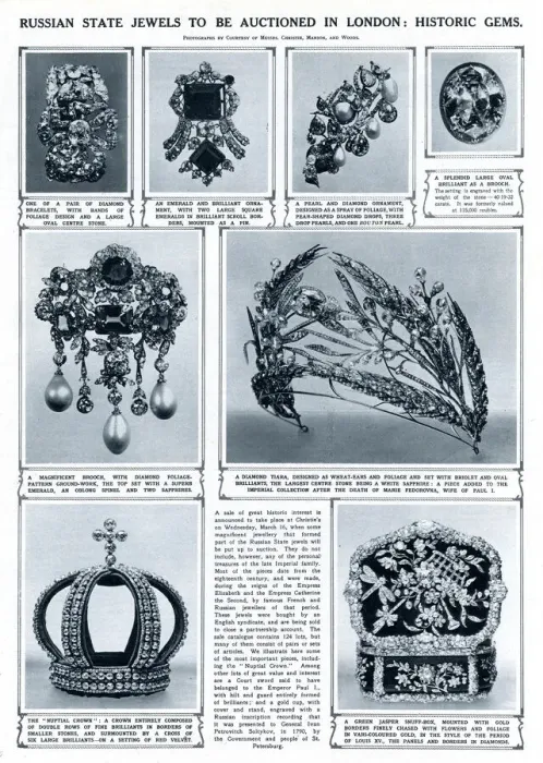 Framed Print : Russian state jewels to be auctioned in London Framed Print : Russian state jewels to be auctioned in London