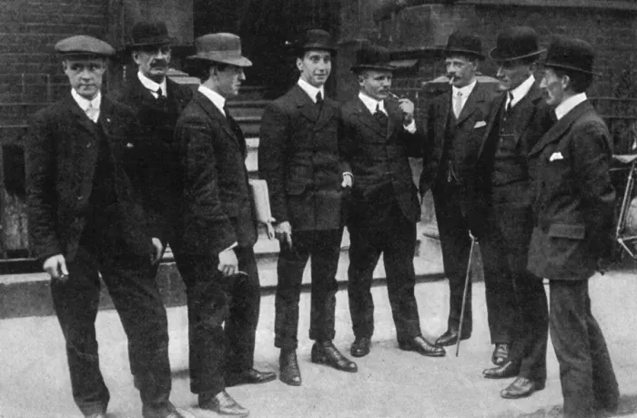Framed Print : S. S. Californian officers and crew Framed Print : S. S. Californian officers and crew