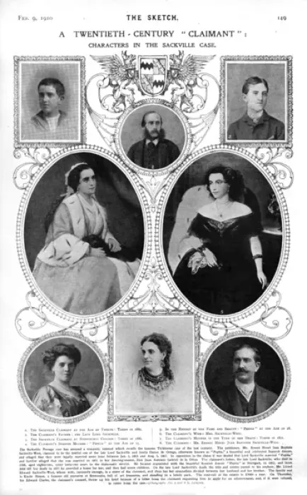 Framed Print : The Sackville claimant case Framed Print : The Sackville claimant case