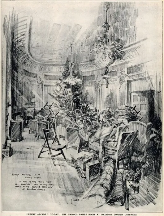 Framed Print : Sad scenes at Rainbow Corner, the American Red Cross Club in Shaftesbury Avenue Framed Print : Sad scenes at Rainbow Corner, the American Red Cross Club in Shaftesbury Avenue