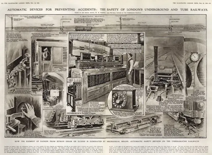 Framed Print : The Safety of Londons Underground and Tube Railways Framed Print : The Safety of Londons Underground and Tube Railways
