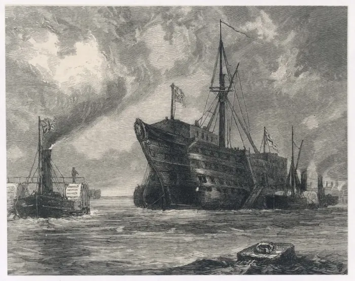 Framed Print : Sailing Ships  /  Dreadnough