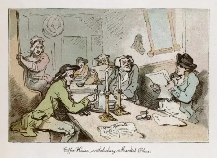 Framed Print : Salisbury Coffee House