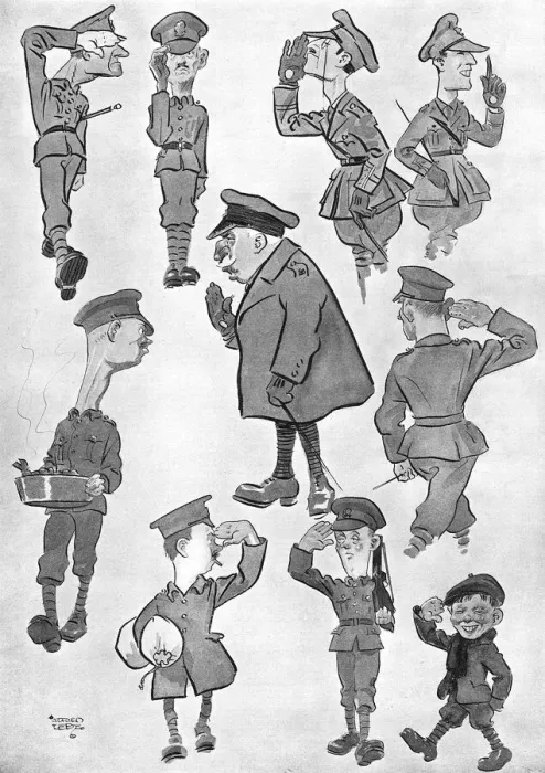Framed Print : Salutes Assorted by Alfred Leete Framed Print : Salutes Assorted by Alfred Leete