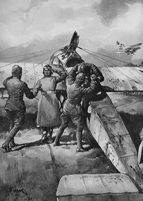 Framed Print : Saluting the Vanquished Foe, WW1 in the air by C Clark Framed Print : Saluting the Vanquished Foe, WW1 in the air by C Clark