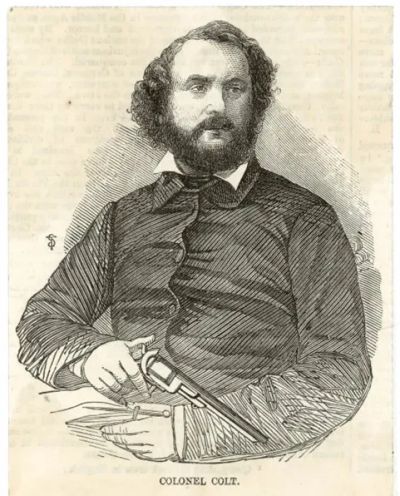 Framed Print : Samuel Colt / Iln Framed Print : Samuel Colt / Iln
