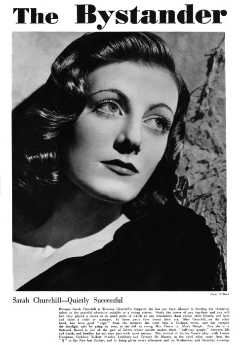 Framed Print : Sarah Churchill, 1940 Framed Print : Sarah Churchill, 1940