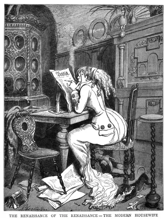 Framed Print : Satire / New Woman Framed Print : Satire / New Woman