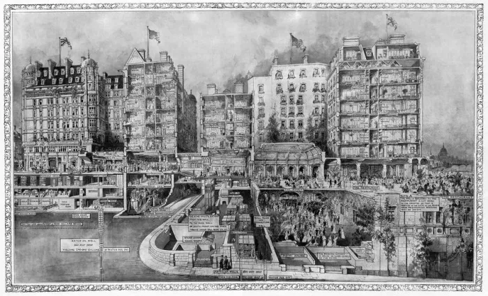 Framed Print : Savoy Hotel Framed Print : Savoy Hotel