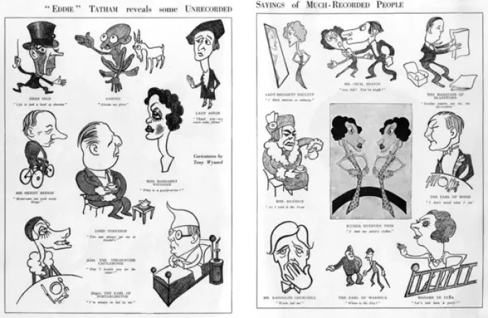 Framed Print : Sayings of Much-Recorded People by Eddie Tatham
