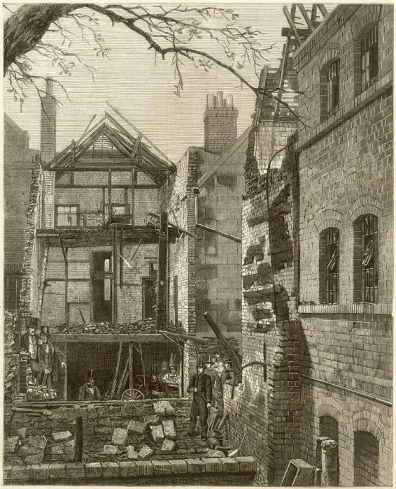 Framed Print : Scene of the Fatal Explosion at Birmingham Framed Print : Scene of the Fatal Explosion at Birmingham