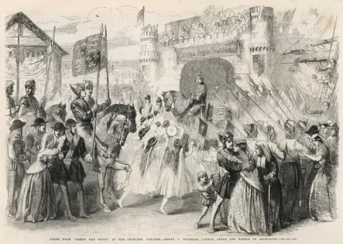 Framed Print : Scene from Henry the Fifth