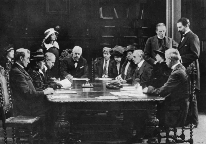 Framed Print : A scene from the Propaganda Film Unmarried Framed Print : A scene from the Propaganda Film Unmarried