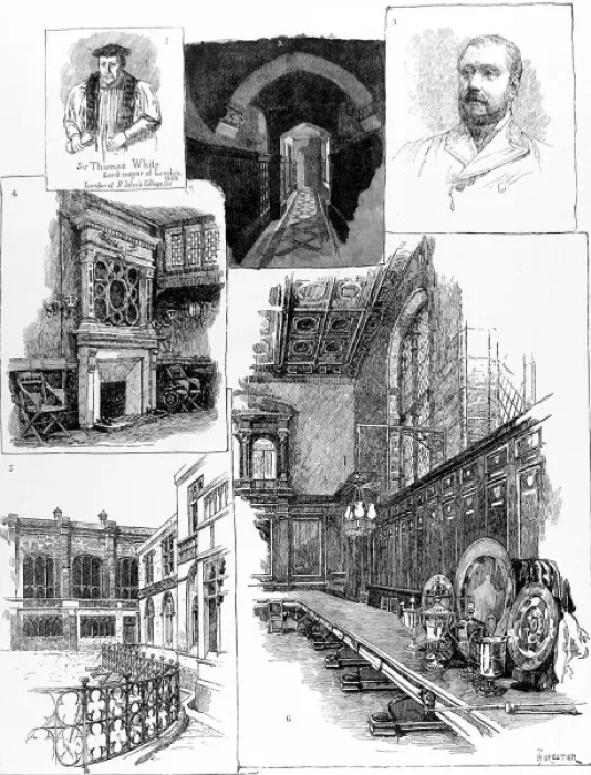 Framed Print : Scenes at the Merchant Taylors Company, London, 1884 Framed Print : Scenes at the Merchant Taylors Company, London, 1884