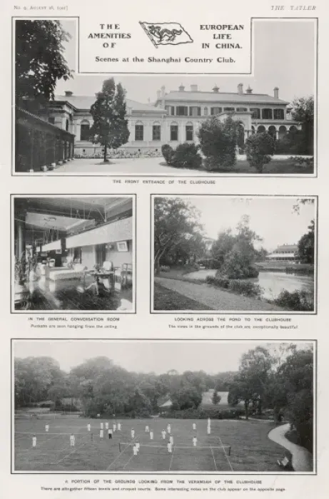 Framed Print : Scenes at the Shanghai Country Club
