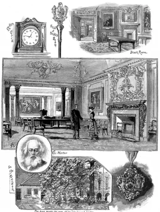 Framed Print : Scenes at the Stationers Company, London, 1884 Framed Print : Scenes at the Stationers Company, London, 1884