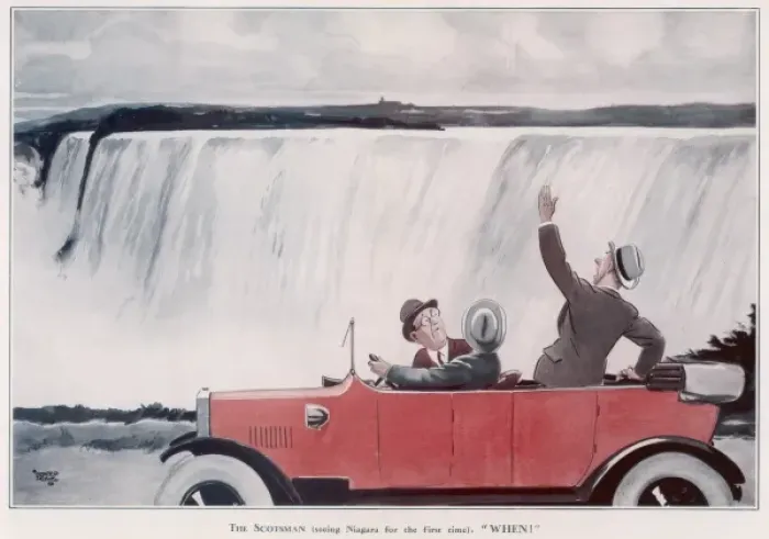Framed Print : The Scotsman (seeing Niagara for the first time: When! B Framed Print : The Scotsman (seeing Niagara for the first time: When! B