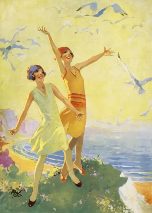 Framed Print : Sea Birds by Rebel Stanton