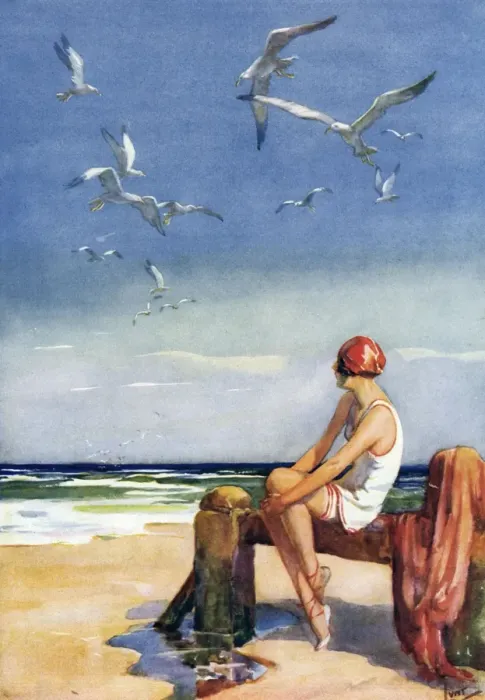 Framed Print : Sea-birds by Wilmot Lunt Framed Print : Sea-birds by Wilmot Lunt
