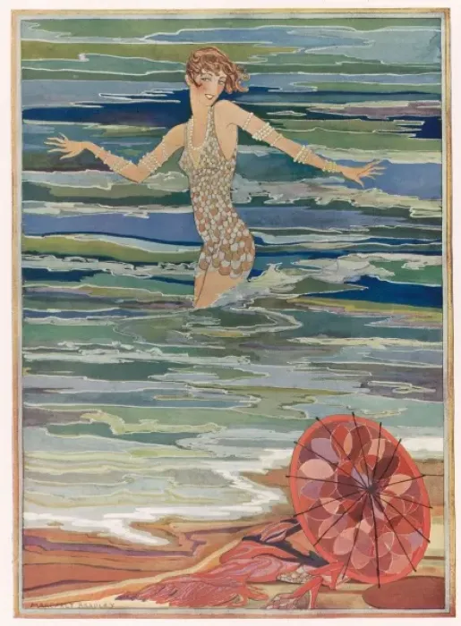 Framed Print : The Sea Hath Pearls - Especially At Deauville In August