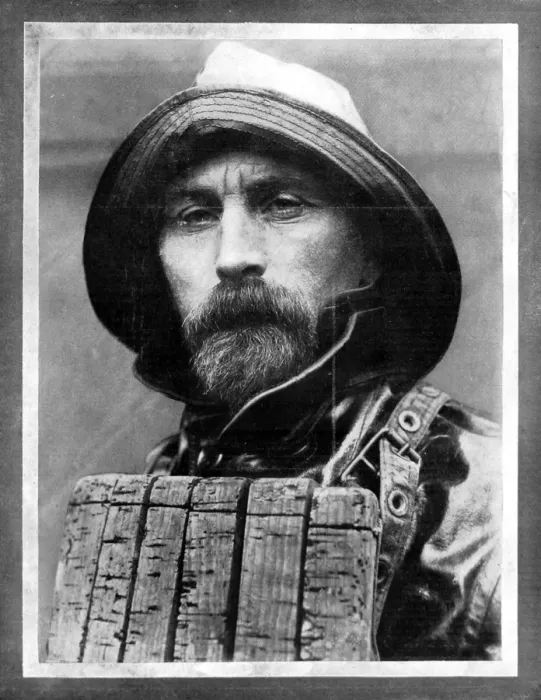 Framed Print : Second Coxswain Mann of the Aldeburgh Lifeboat Station, 1909 Framed Print : Second Coxswain Mann of the Aldeburgh Lifeboat Station, 1909