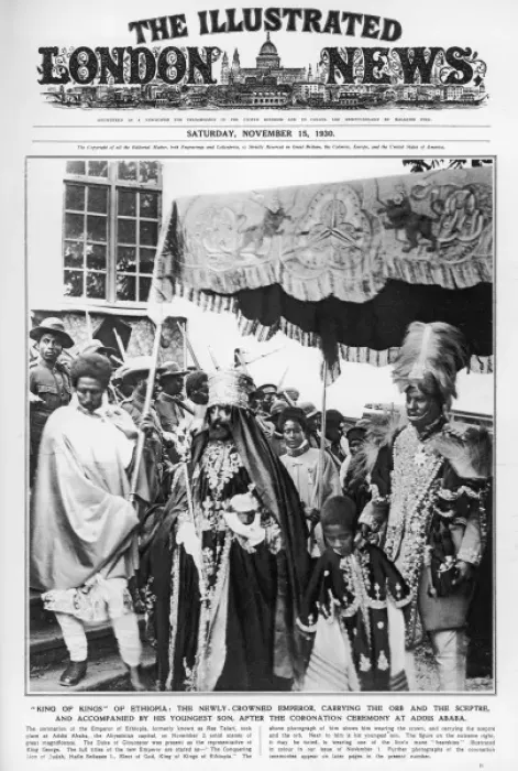 Framed Print : Selassie Crowned / 1930 Framed Print : Selassie Crowned / 1930