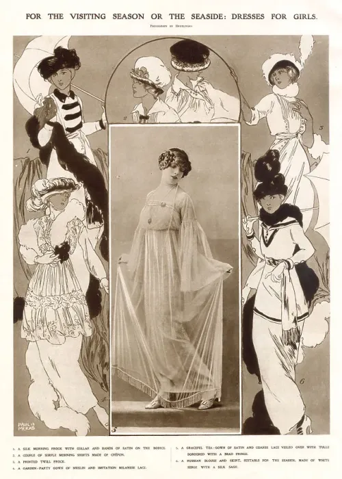 Framed Print : Selection of outdoor wear for 1913 Date: July 1913 Framed Print : Selection of outdoor wear for 1913 Date: July 1913