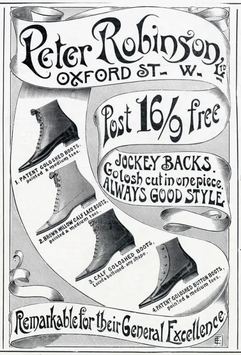 Framed Print : A selection of Victorian laced or buttoned pointed boots. 1901 Framed Print : A selection of Victorian laced or buttoned pointed boots. 1901