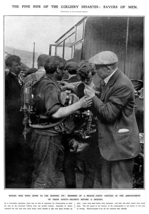 Framed Print : Senghenydd Colliery Disaster, Glamorgan, South Wales Framed Print : Senghenydd Colliery Disaster, Glamorgan, South Wales