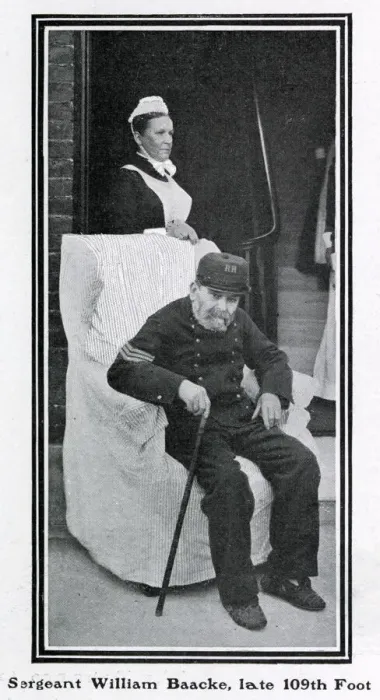 Framed Print : Sergeant William Baacke, Late 109th Regiment of Foot, a Chelsea Pensioner Framed Print : Sergeant William Baacke, Late 109th Regiment of Foot, a Chelsea Pensioner