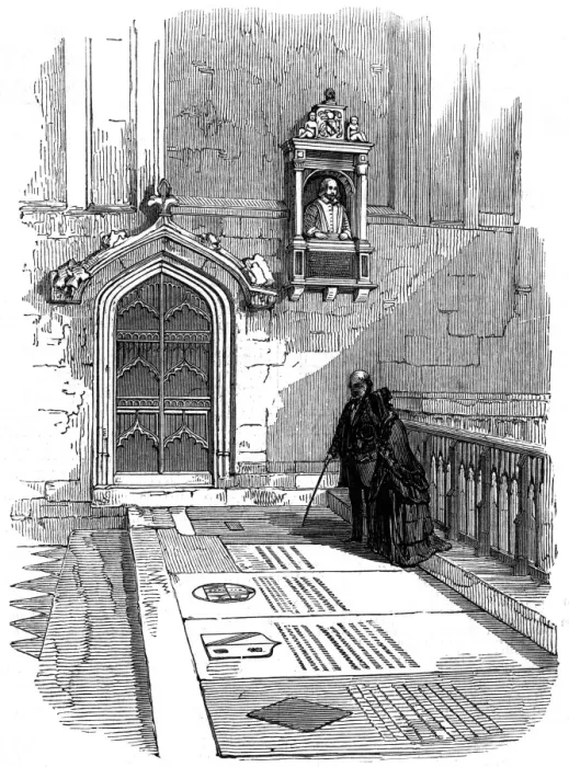 Framed Print : Shakespeare Tomb