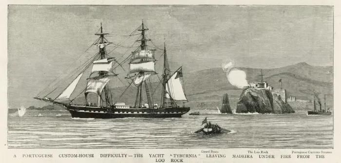 Framed Print : Ships / Tyburnia / 1885 Framed Print : Ships / Tyburnia / 1885