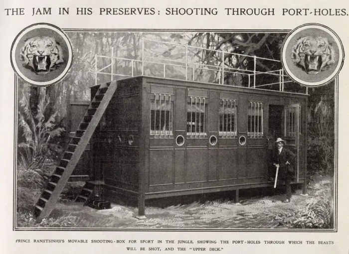 Framed Print : Shooting Box. Date: 1907