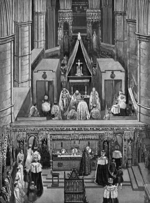 Framed Print : The Shrine of St Edward and its part in the Coronation cerem Framed Print : The Shrine of St Edward and its part in the Coronation cerem