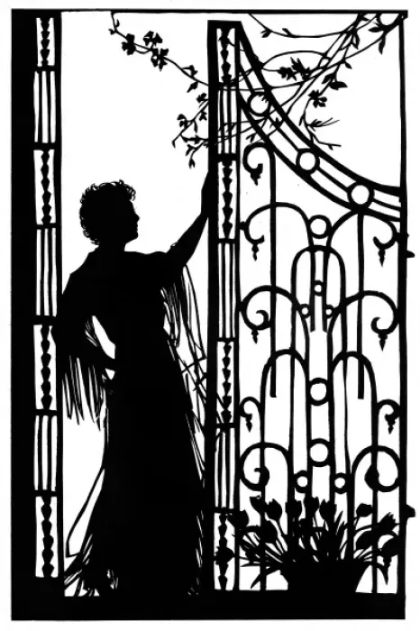 Framed Print : Silhouette of Conchita Supervia Framed Print : Silhouette of Conchita Supervia