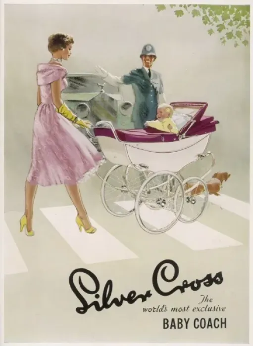 Framed Print : Silver Cross advertisement Framed Print : Silver Cross advertisement