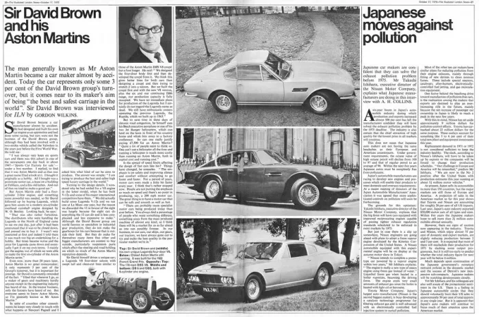 Framed Print : Sir David Brown and his Aston Martins Framed Print : Sir David Brown and his Aston Martins