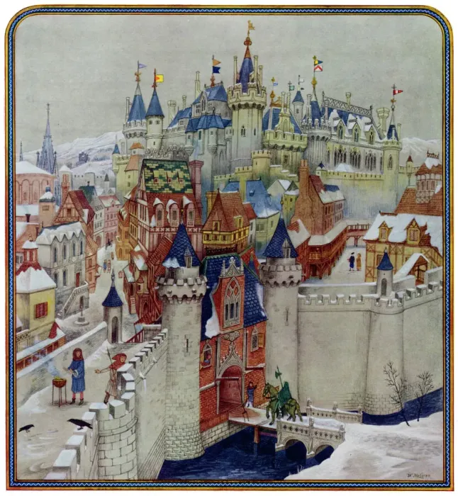 Framed Print : Sir Gawain and the Green Knight by William McLaren Framed Print : Sir Gawain and the Green Knight by William McLaren