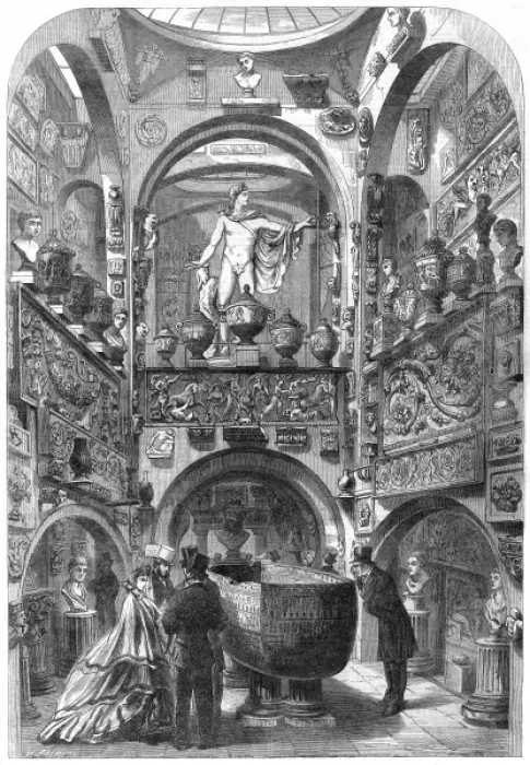 Framed Print : Sir John Soanes Museum, 1864 Framed Print : Sir John Soanes Museum, 1864