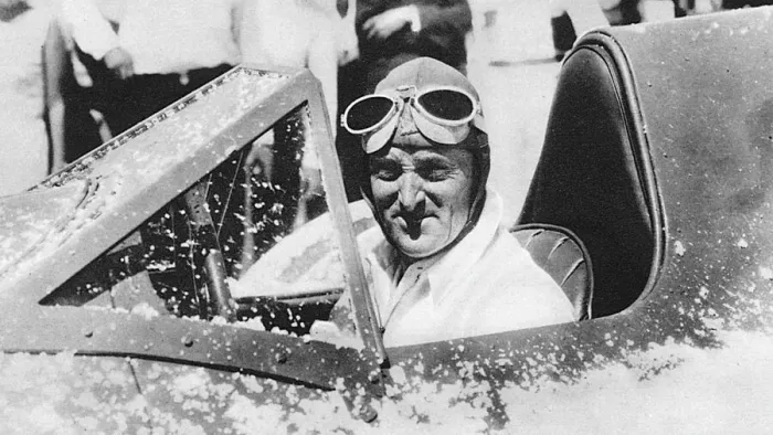 Framed Print : Sir Malcolm Campbell in the cockpit of Bluebird, 1935 Framed Print : Sir Malcolm Campbell in the cockpit of Bluebird, 1935