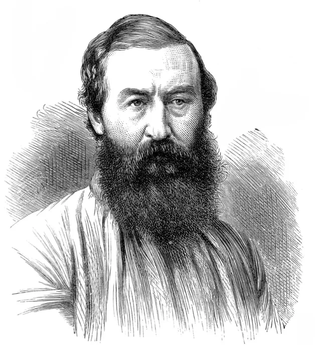 Framed Print : Sir Samuel Baker (1821-1893)