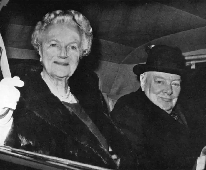 Framed Print : Sir Winston Churchill and Lady Clementine Churchill Framed Print : Sir Winston Churchill and Lady Clementine Churchill