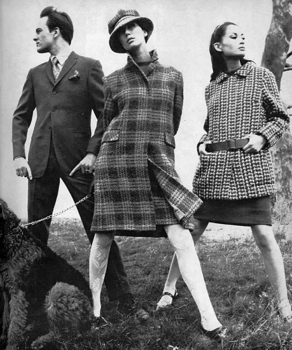 Framed Print : Sixties winter fashions Framed Print : Sixties winter fashions