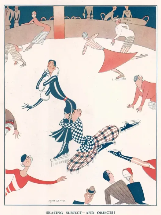 Framed Print : Skating Subject- And Objects! By Joyce Dennys