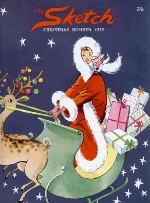 Framed Print : The Sketch Christmas Number 1955 Framed Print : The Sketch Christmas Number 1955