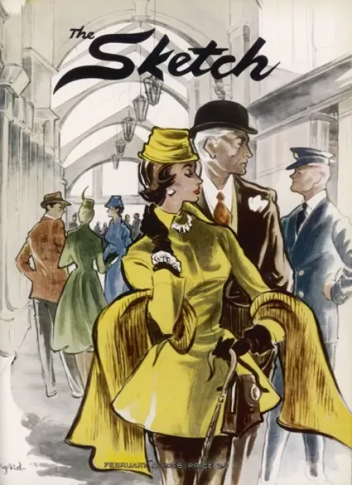 Framed Print : The Sketch front cover 1956